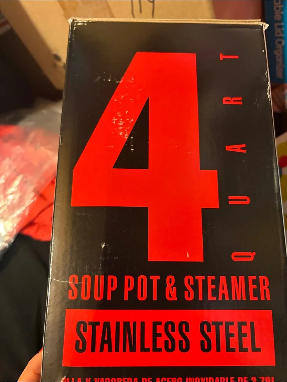Stainless Steel Soup Pot & Streamer Basket 4 Qt